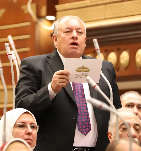 أمين الشئون الدستورية بالشيوخ : مصر ثابتة على موقفها التاريخي في دعم القضية الفلسطينية وتحقيق السلام العادل