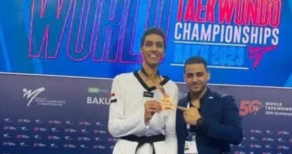 اتحاد التايكوندو يهدى ذهبية سيف عيسى فى بطولة العالم للرئيس عبد الفتاح السيسى