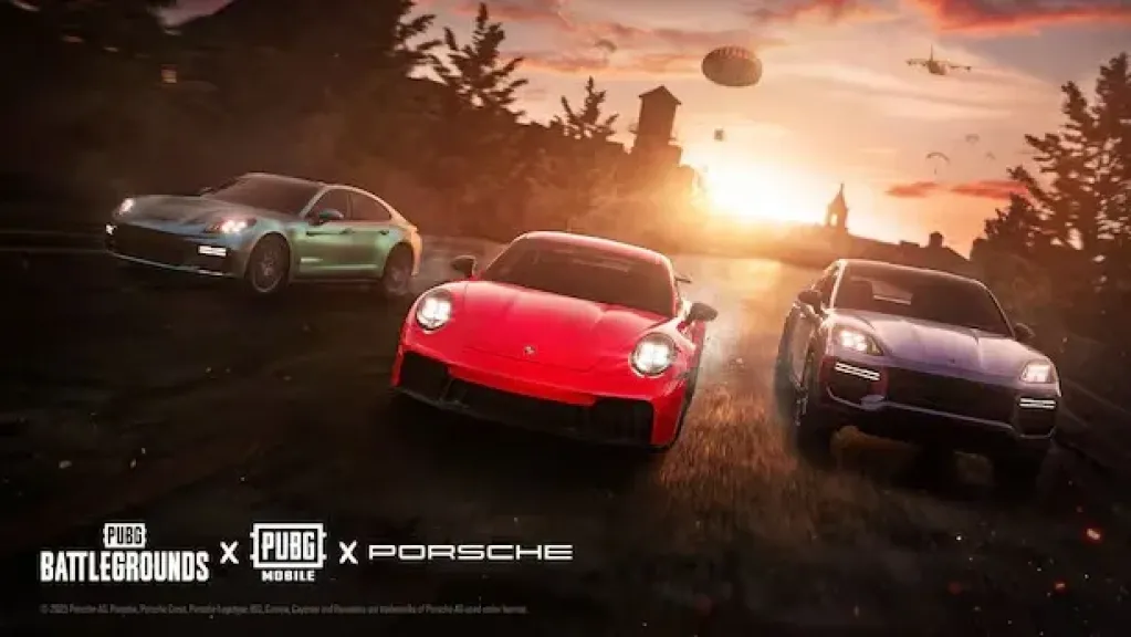 تعاون ثلاثي عالمي جديد يثري عالم التشويق والدقة يجمع ببجي موبايل وببجي باتل جراوندز مع بورشه