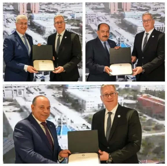 بعد تميزهم بتصنيف ENR العالمي.. وزير البترول والثروة المعدنية يُكرم إنبي وبتروجت وصان مصر