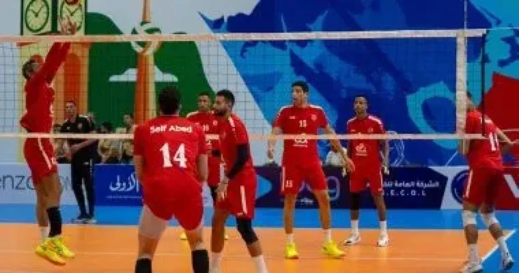 الأهلى يهزم هليوبوليس فى دورى رجال الطائرة