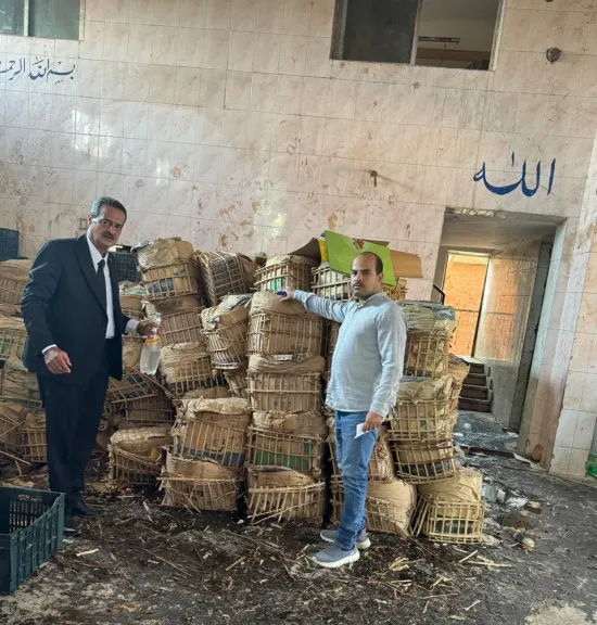 تموين الشرقية ضبط ١٠طن دقيق فاخرمجهول و (٧.٥طن) منتجات تمور مخالفة