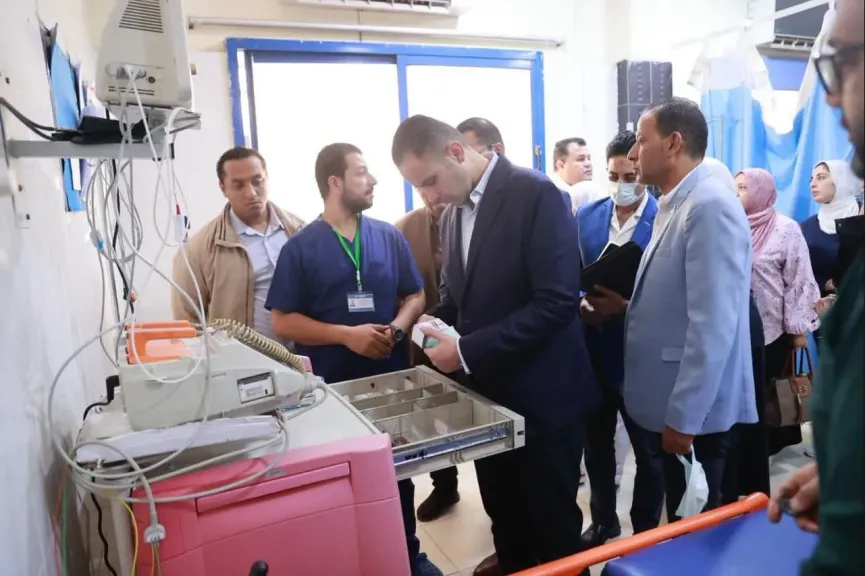 نائب وزير الصحة يتفقد مستشفى مطروح العام ومركز القلب لمتابعة جودة الخدمات الطبية|صور