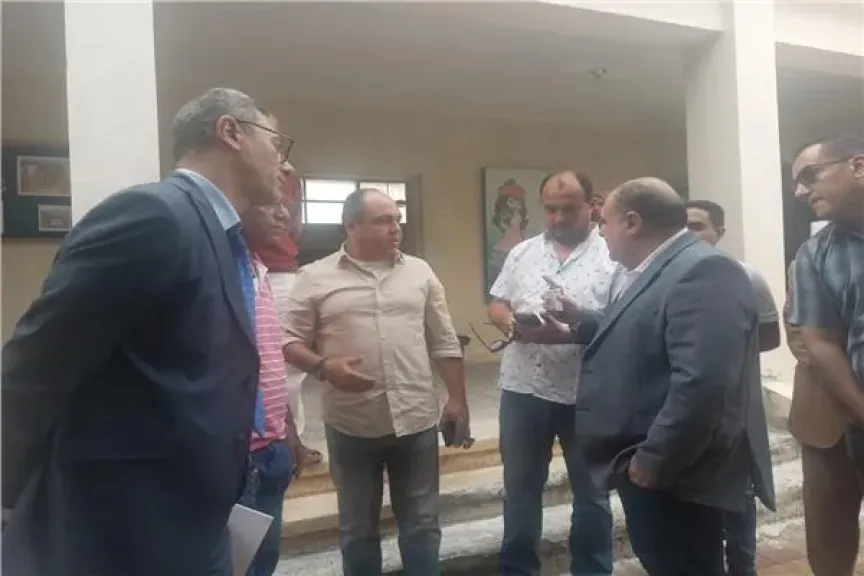 خالد اللبان يتفقد قصر ثقافة العاشر من رمضان ويوجه بخطة تطوير شاملة للموقع