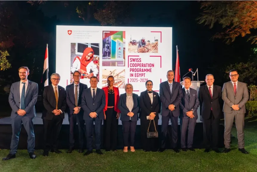 المستشارة أمل عمار تشارك في حفل السفارة السويسرية بمناسبة إطلاق برنامج التعاون المشترك 2025- 2028