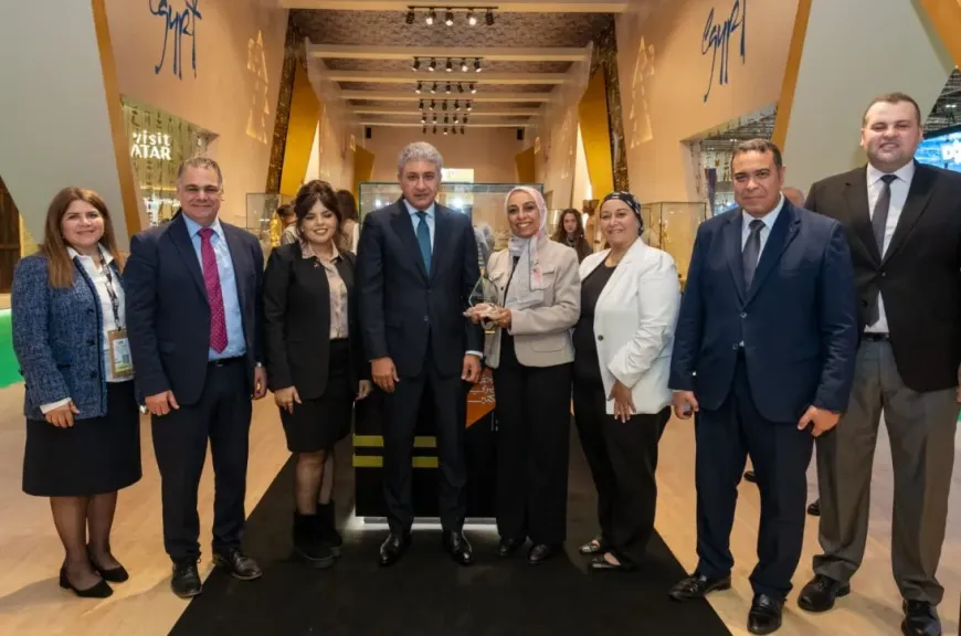 السياحة والآثار: الجناح المصري يفوز بجائزة أفضل تصميم في بورصة لندن الدولية للسياحة WTM