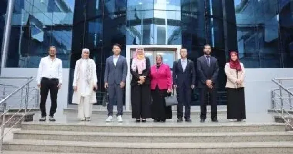 بحوث الإلكترونيات يستقبل وفد منظمة التنمية فى الترابط العالمى للطاقة بالصين