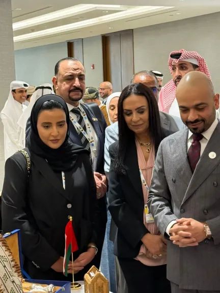 وزيرة التضامن تفتتح المعرض العربي للأسر المنتجة الداعم لذوي الإعاقة في الدوحة