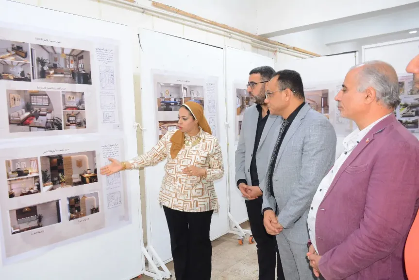 معرض فني يجسد الرحمة بالحيوان في كلية الفنون الجميلة بجامعة