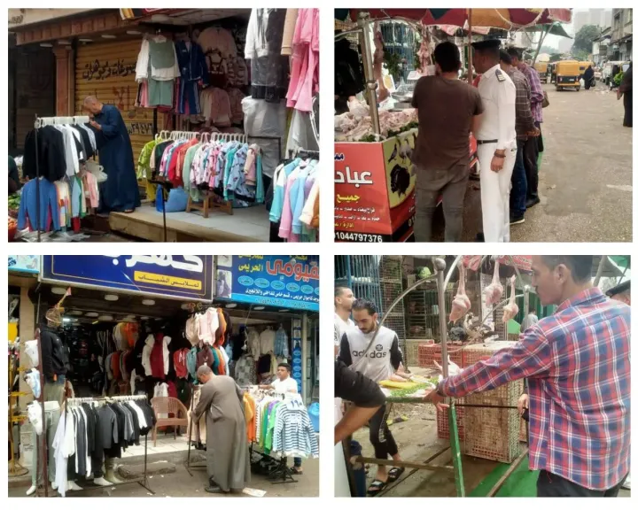 استمرارحملات رفع الإشغالات بجميع مراكز ومدن محافظة الشرقية