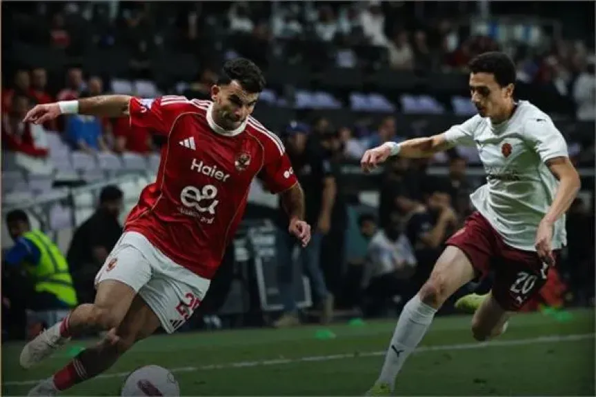 التعادل بهدف يحسم الشوط الأول من مباراة الأهلي وسيراميكا