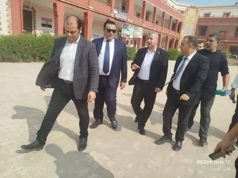 محمود يستقبل رمضان بإدارة فاقوس التعليمية بالشرقية