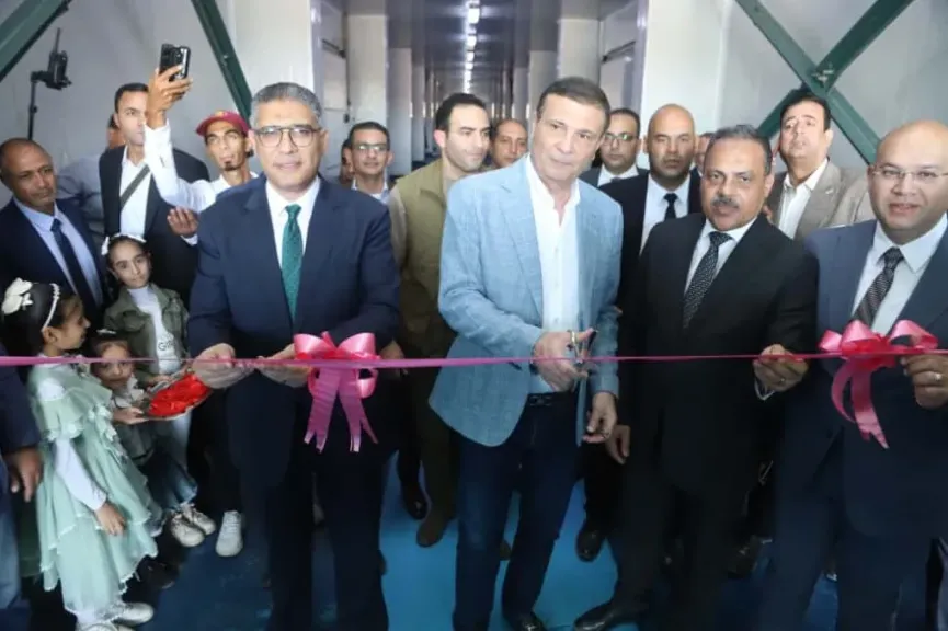 وزير الزراعة ومحافظ الجيزة يفتتحان فعاليات المهرجان الدولي للتمور في دورته الثامنة بالواحات البحرية|صور