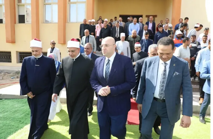 محافظ بني سويف يفتتح كلية الدراسات الإسلامية والعربية للبنين بالأزهر الشريف|صور