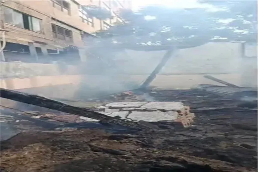 الحماية المدنية بالقليوبية تسيطر على حريق معمل تفريخ ببنها