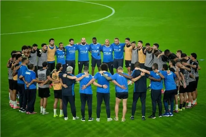 الزمالك يختتم تدريباته لنهائي السوبر بمشاركة الدباغ وبنتايج