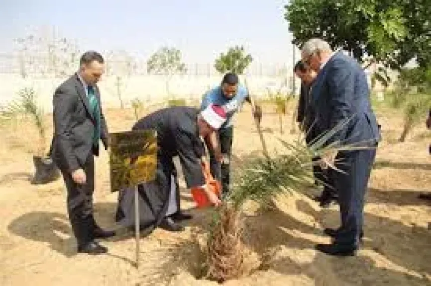 مفتي الجمهورية يزور الوادي الجديد دعما لمبادرة التوسع في زراعة النخيل