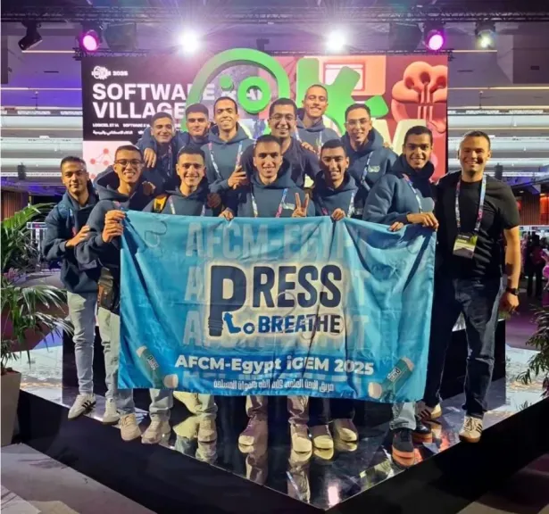 الفريق البحثى لكلية الطب بالقوات المسلحة يحصل على الميدالية الذهبية فى المسابقة العالمية للهندسة الوراثية ”IGEM” بفرنسا