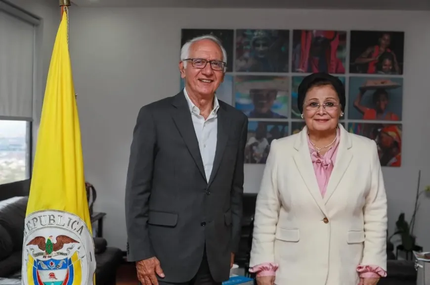 نائب وزير الصحة تبحث مع وزير صحة كولومبيا تبادل الخبرات في الرعاية الأولية وصحة الأم والطفل|صور