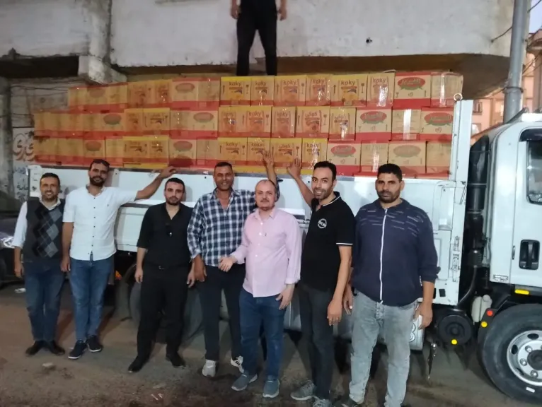 ضبط 8580  زجاجة زيت تمويني مهربه من الاسكندريه الي كفر الدوار للبيع في السوق السوداء