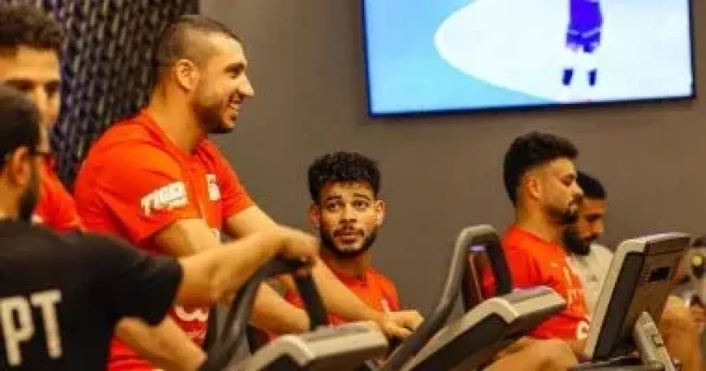 تدريبات استشفائية لمنتخب مصر استعدادا لودية أوزبكستان