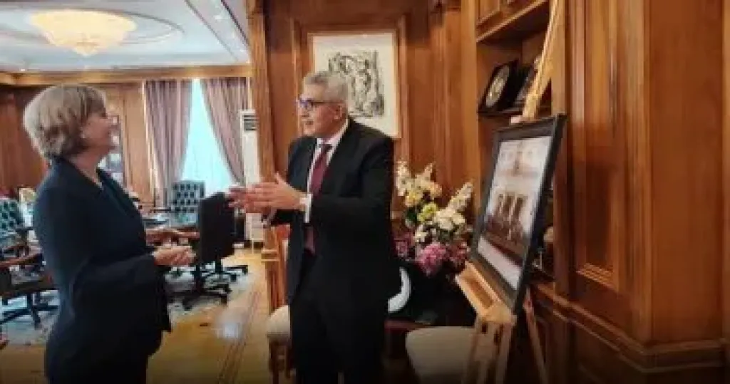 الأعلى للجامعات يستضيف خبيرة هيئة فولبرايت الأمريكية