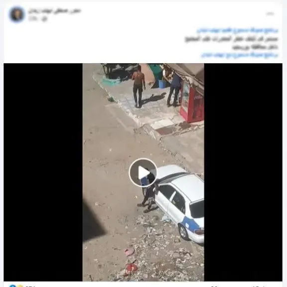 فيديو بورسيعد يقود الأمن لضبط متعاطي مخدرات أثناء سيره بالشوارع