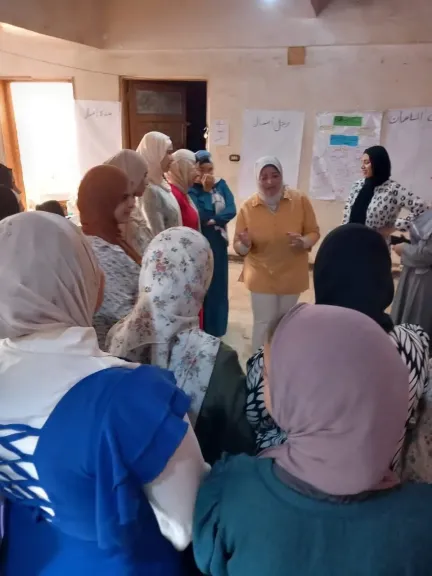 تنظيم ٢٤ برنامج وتدريب ٦٠٠ سيدة بالمجلس القومى للمرأة بالشرقية