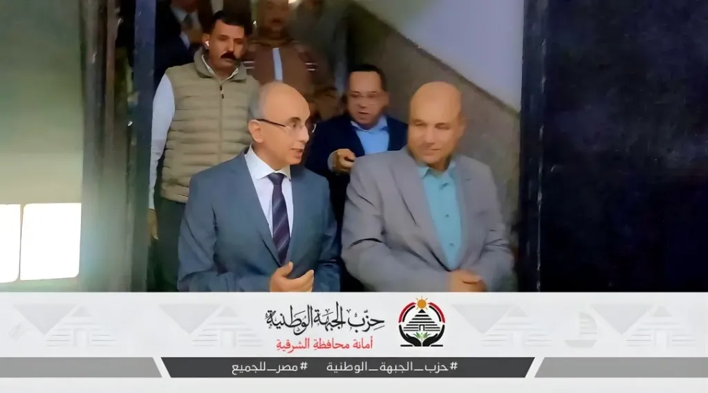 أمين حزب الجبهة الوطنية بالشرقية يشهد أعمال تطوير بعض الأقسام بمستشفى بلبيس المركزي