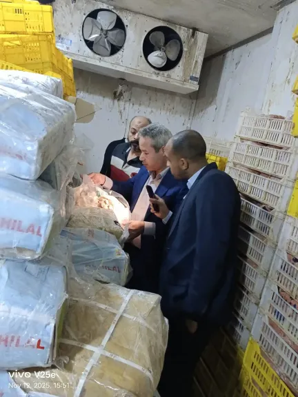 ضبط 2.5 طن لحوم ومواد دُهنية تُعاد تدويرها وغير صالحة للإستهلاك الأدمى بشبرا الخيمة