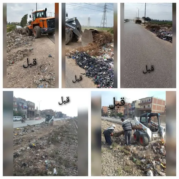 محافظ الشرقيةيأمر بشن حملات نظافة مكبره بمختلف مراكزالمحافظة