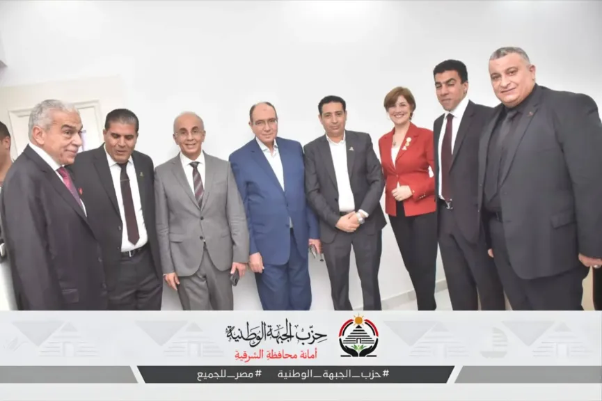 الجبهة الوطنية تفتتح مقرها لها بالعاشر من رمضان