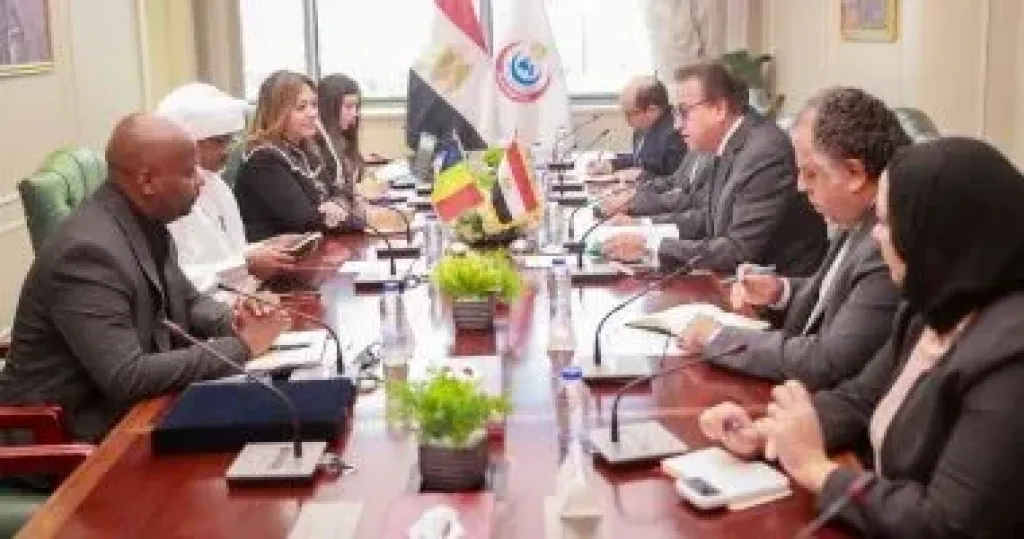 وزير الصحة يبحث مع نظيره التشادى تعزيز التعاون الصحى بين البلدين