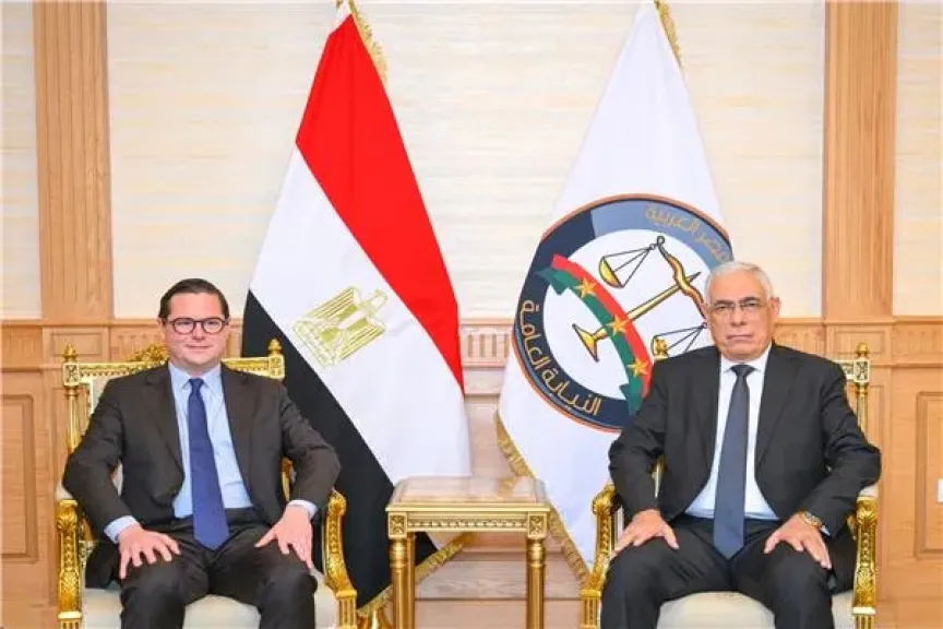 النائب العام يستقبل رئيس وكالة اليوروجست ووفدًا من ممثلي الاتحاد الأوروبي