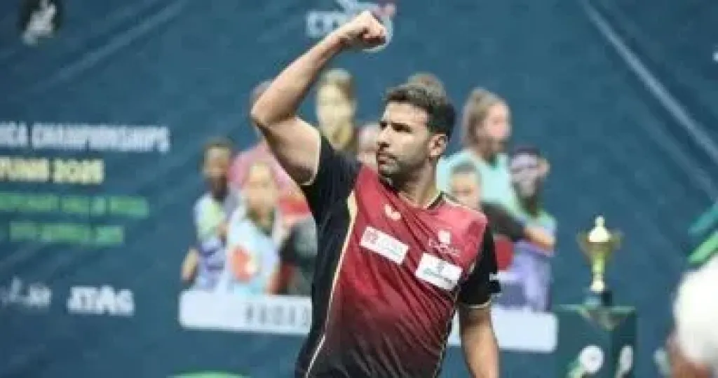 عمر عصر يحقق فضية تنس الطاولة فى دورة ألعاب التضامن الإسلامى