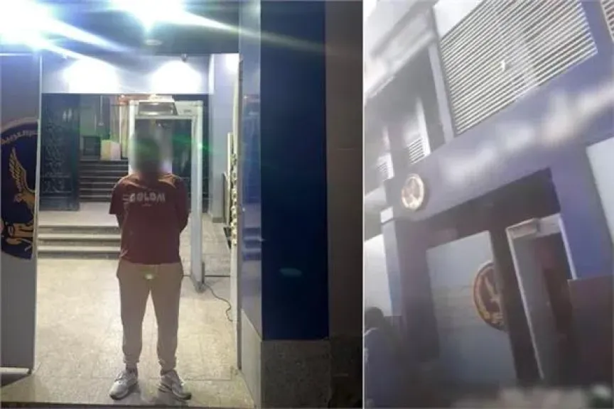 انتشر على مواقع التواصل.. ماذا فعل عاطل بجوار قسم شرطة؟