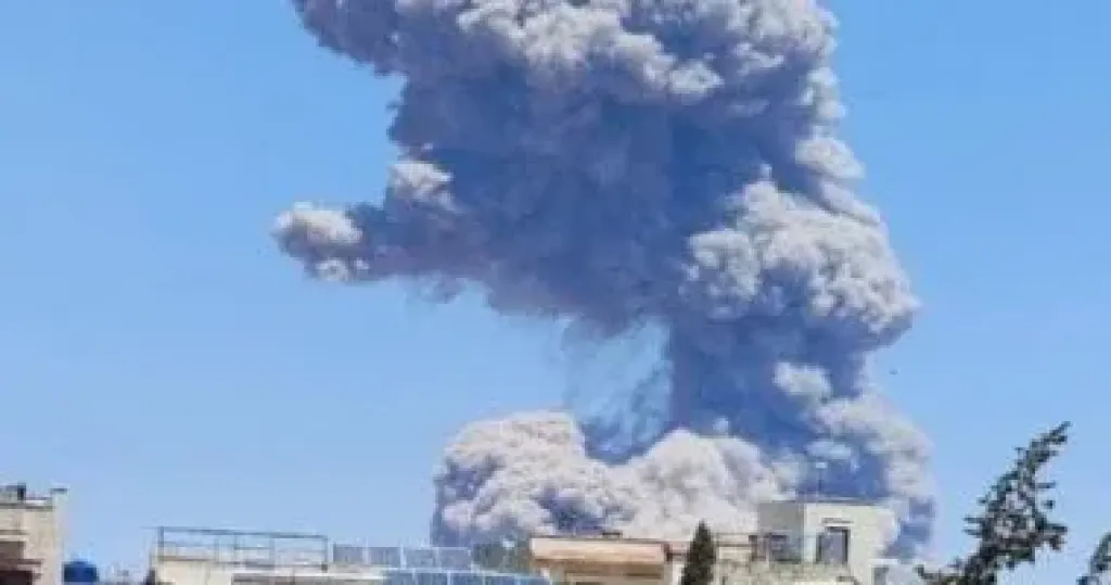 انفجار قوى يهز محيط مطار ماتشى غوت فى حيدر آباد بباكستان