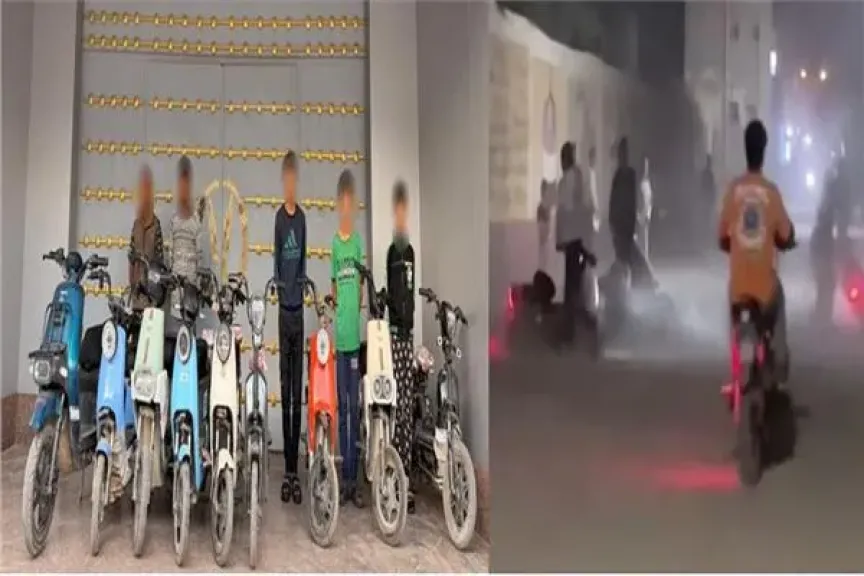 ضبط المتهمين بقيادة مركبات «الاسكوتر» بطريقة خطرة ببني سويف