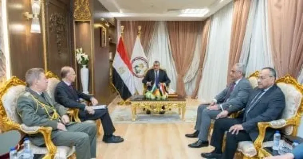 وزير الدولة للإنتاج الحربي يستقبل سفير بلغاريا بالقاهرة