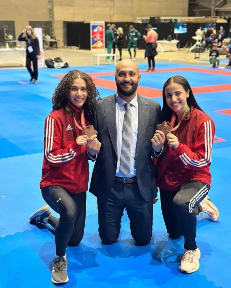 هاني قشطة: مستعدون لبطولة العالم للكاراتيه ونطالب الجماهير بالمؤازرة