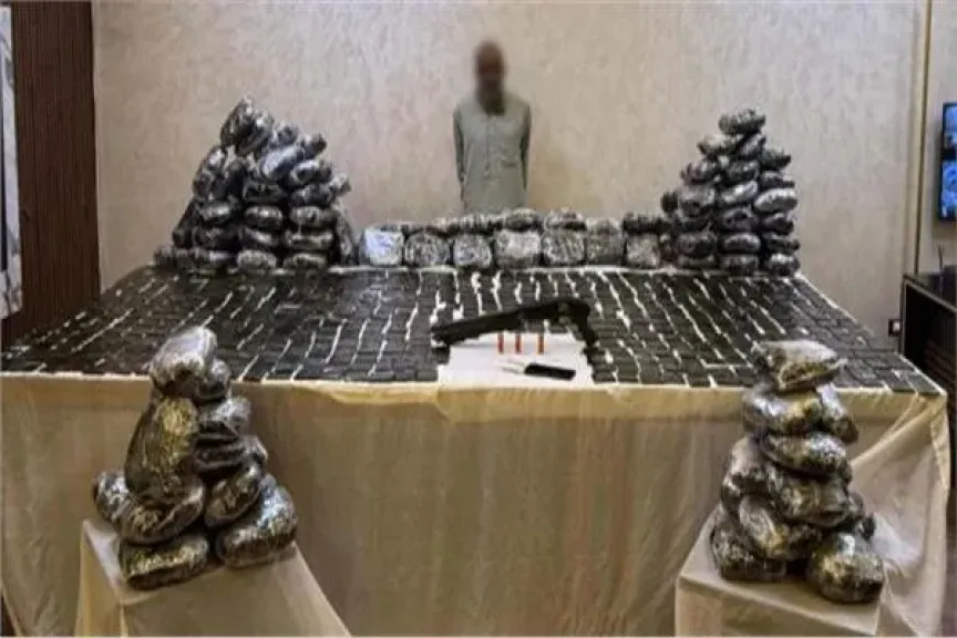 ضبط 3 عناصر جنائية و150 قطعة سلاح و840 كجم مخدرات في 5 محافظات