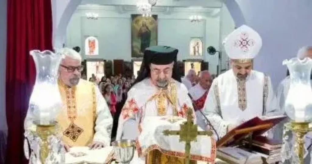 بطريرك الأقباط الكاثوليك يحتفل بعيد شفيع كنيسة سان جورج بجبريال