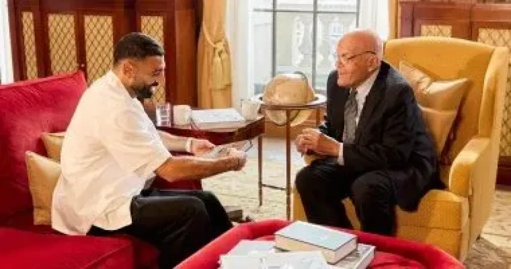 محمد صلاح لـ مجدى يعقوب: هذا اللقاء هفتخر به طول عمرى.. وأبويا كان مصدق فيا