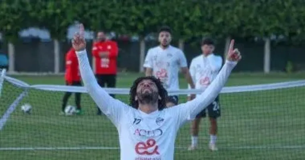 منتخب مصر المشارك فى كأس العرب يختتم تدريباته استعدادا لودية الجزائر الثانية