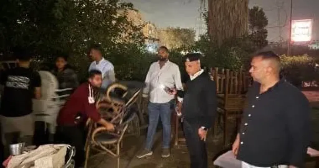 تشميع محلات تدار دون ترخيص وتسبب إزعاجًا للمواطنين فى حدائق الأهرام