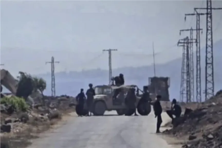 توغل عسكري إسرائيلي في أطراف قرية صيدا الجولان جنوب سوريا