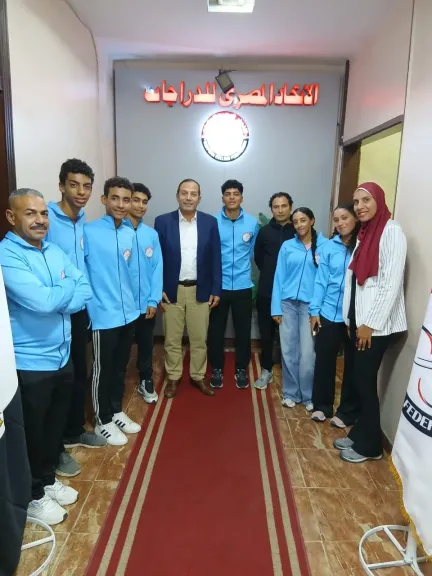 منتخب الدراجات يغادر إلى كينيا لخوض البطولة الأفريقية