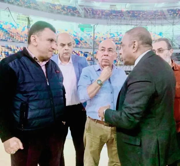 جولة تفقدية لمجلس اتحاد الكاراتيه باستاد القاهرة قبل إستضافة بطولة العالم