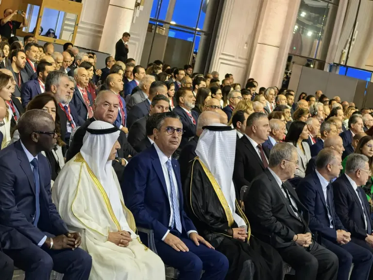 وزير التموين يشارك في الجلسة الافتتاحية لمؤتمر ”بيروت وان” بحضور رئيس الجمهورية اللبنانية