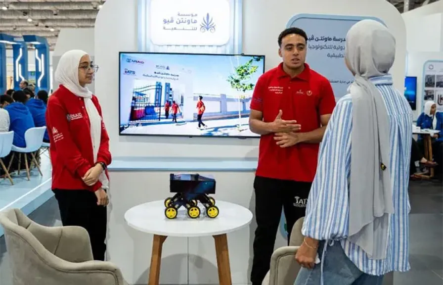 مشاركة ناجحة لمدرسة ماونتن ڤيو الدولية للتكنولوجيا التطبيقية في معرض TransMEA 2025